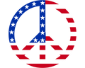 Flag Peace Sign