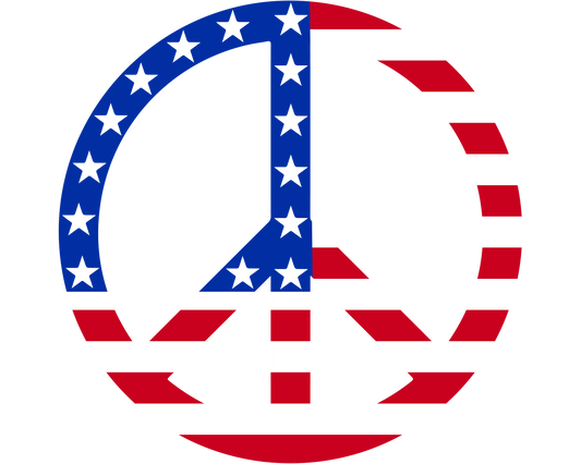Flag Peace Sign