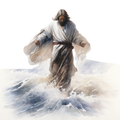 Walk on Water Color Decal 3
