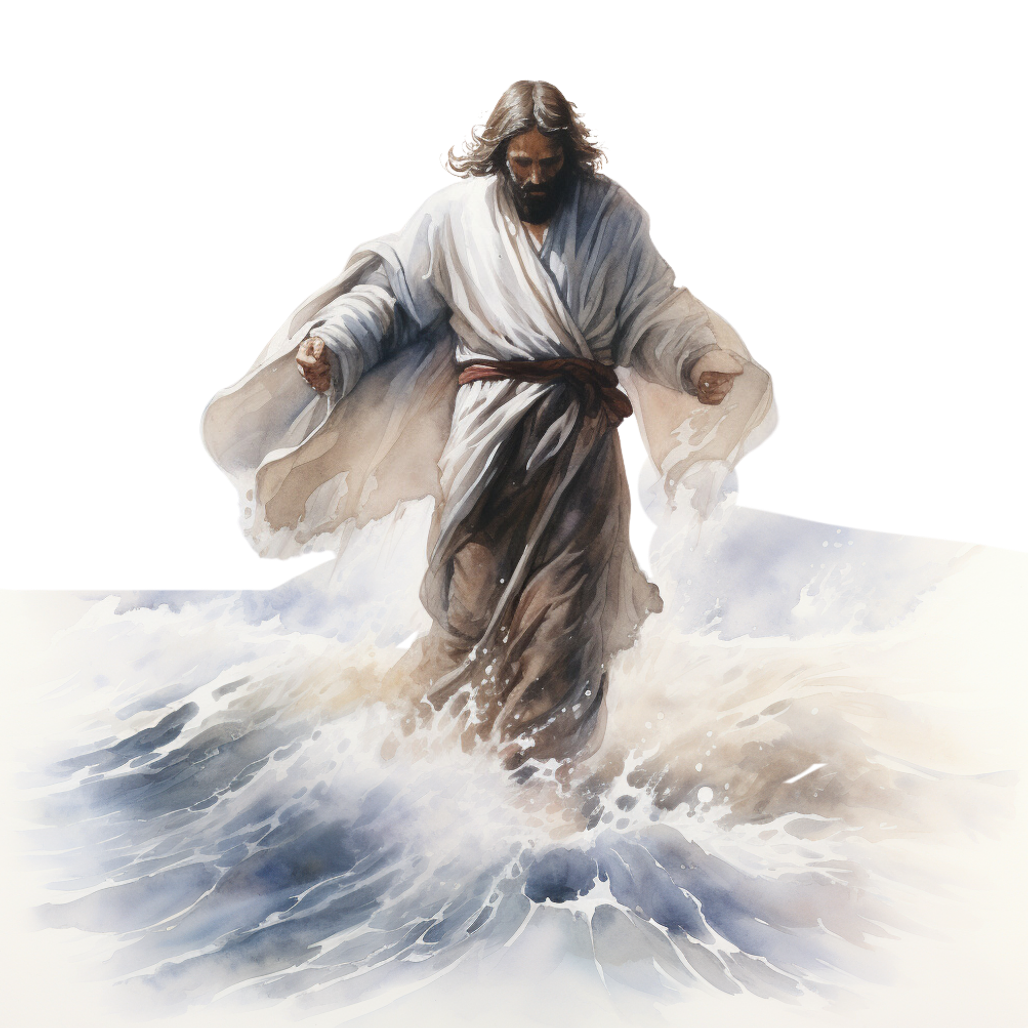 Walk on Water Color Decal 3