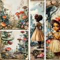 Alice in AfroLand Mixed Media 6