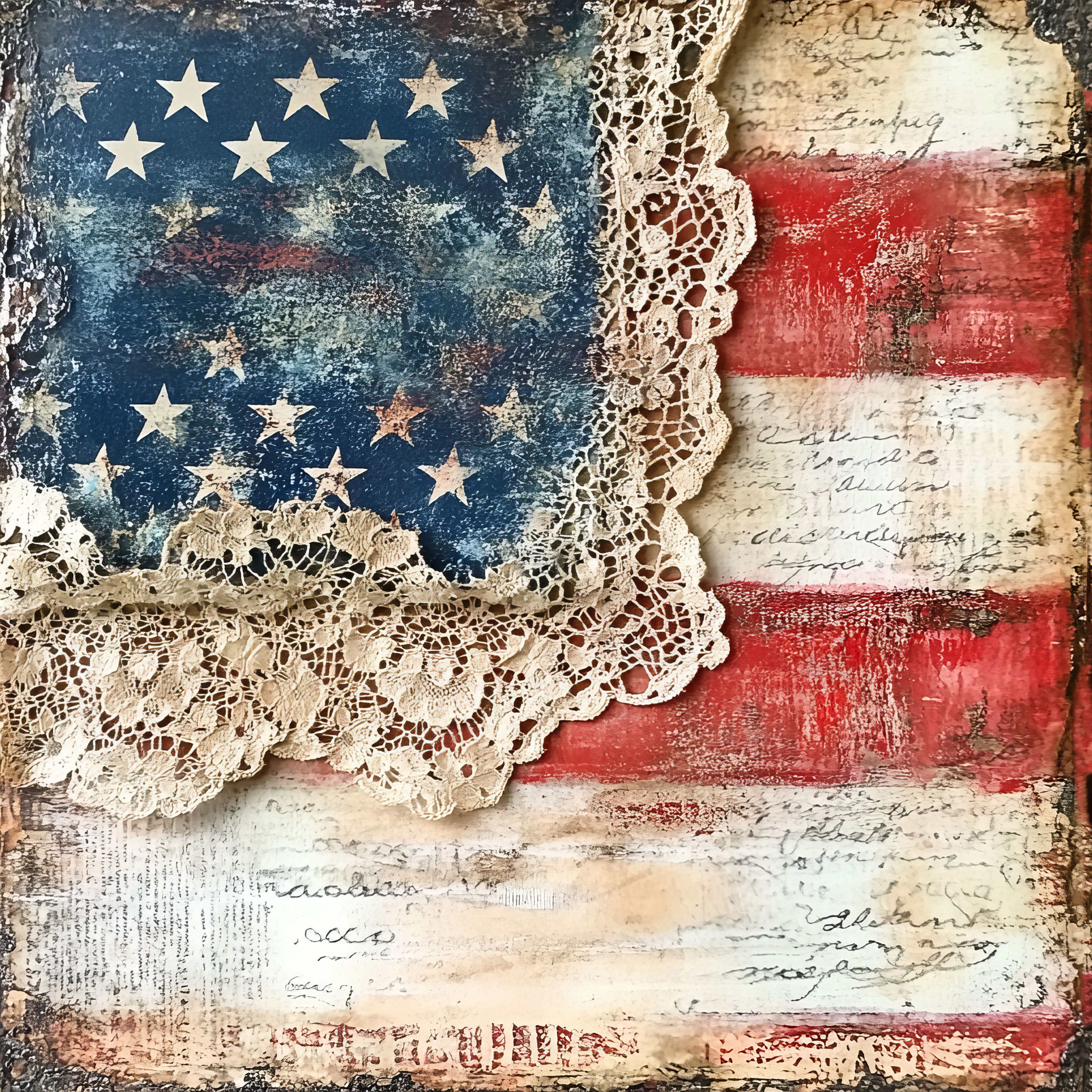 Patriotic Lace Vinyl 4