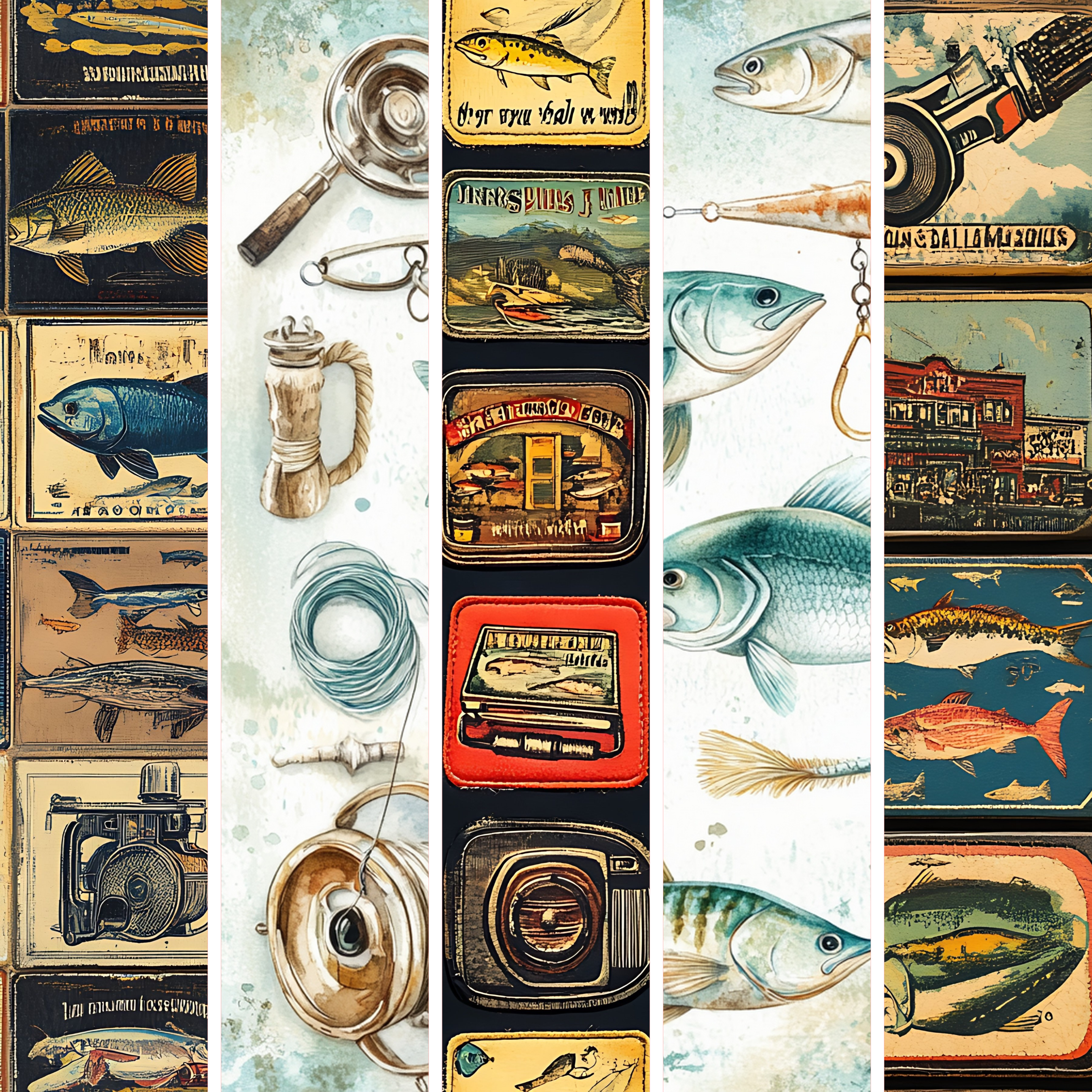Fishing Mixed Media 2