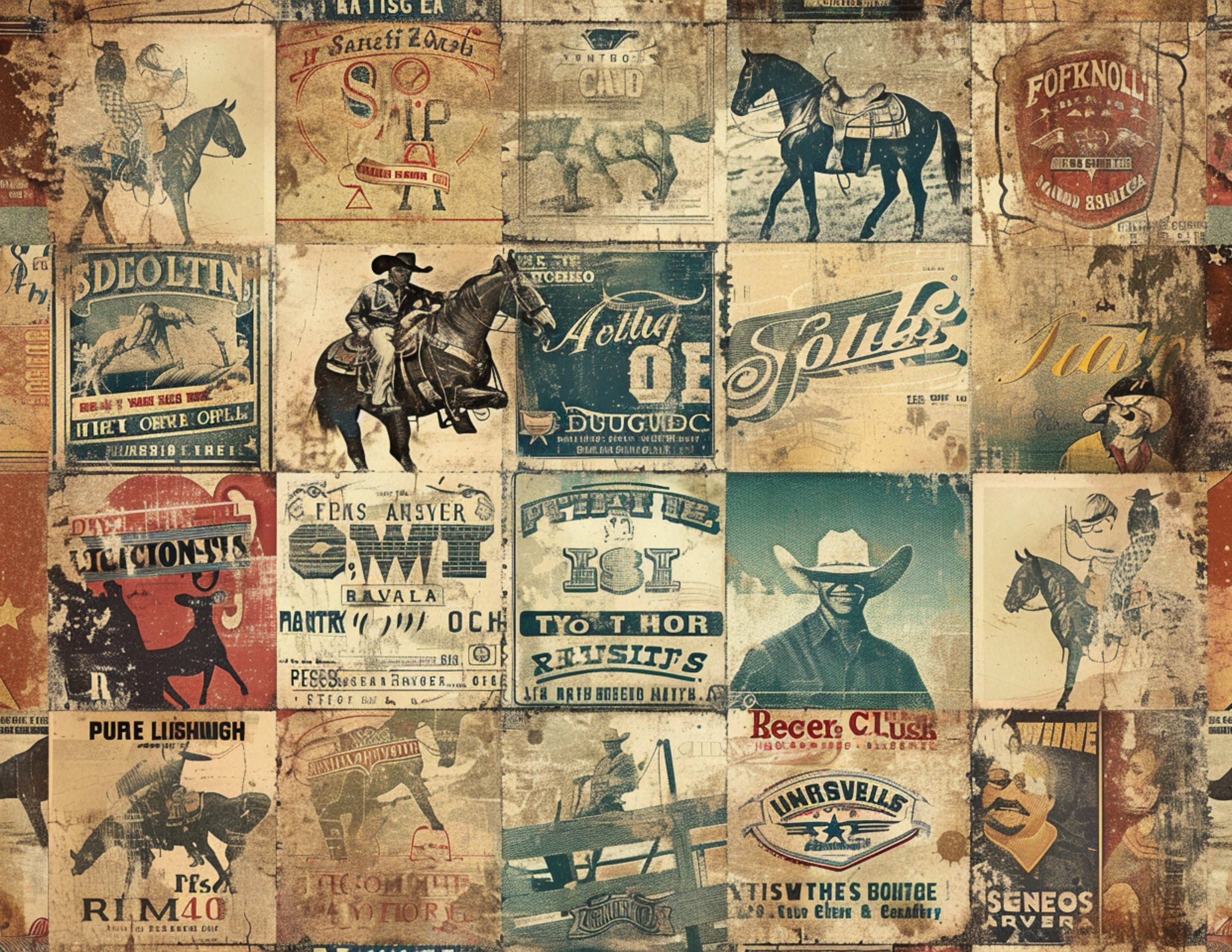 Western Round up Collection- Vinyl 12