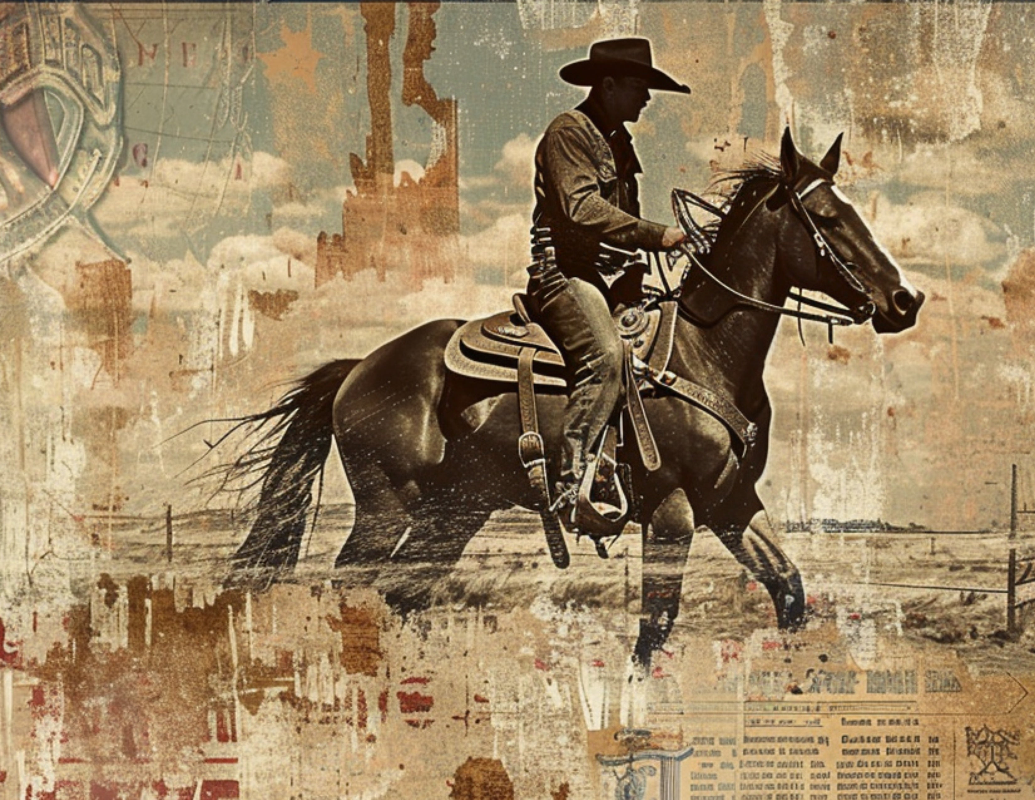 Western Round up Collection- Vinyl 13