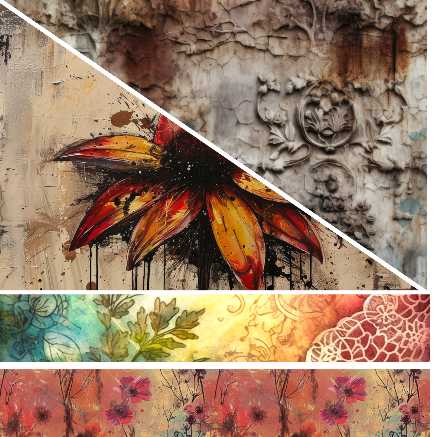 JenniferAnn's Vintage Lace Collection Mixed Media 3