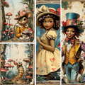 Alice in AfroLand Mixed Media 5