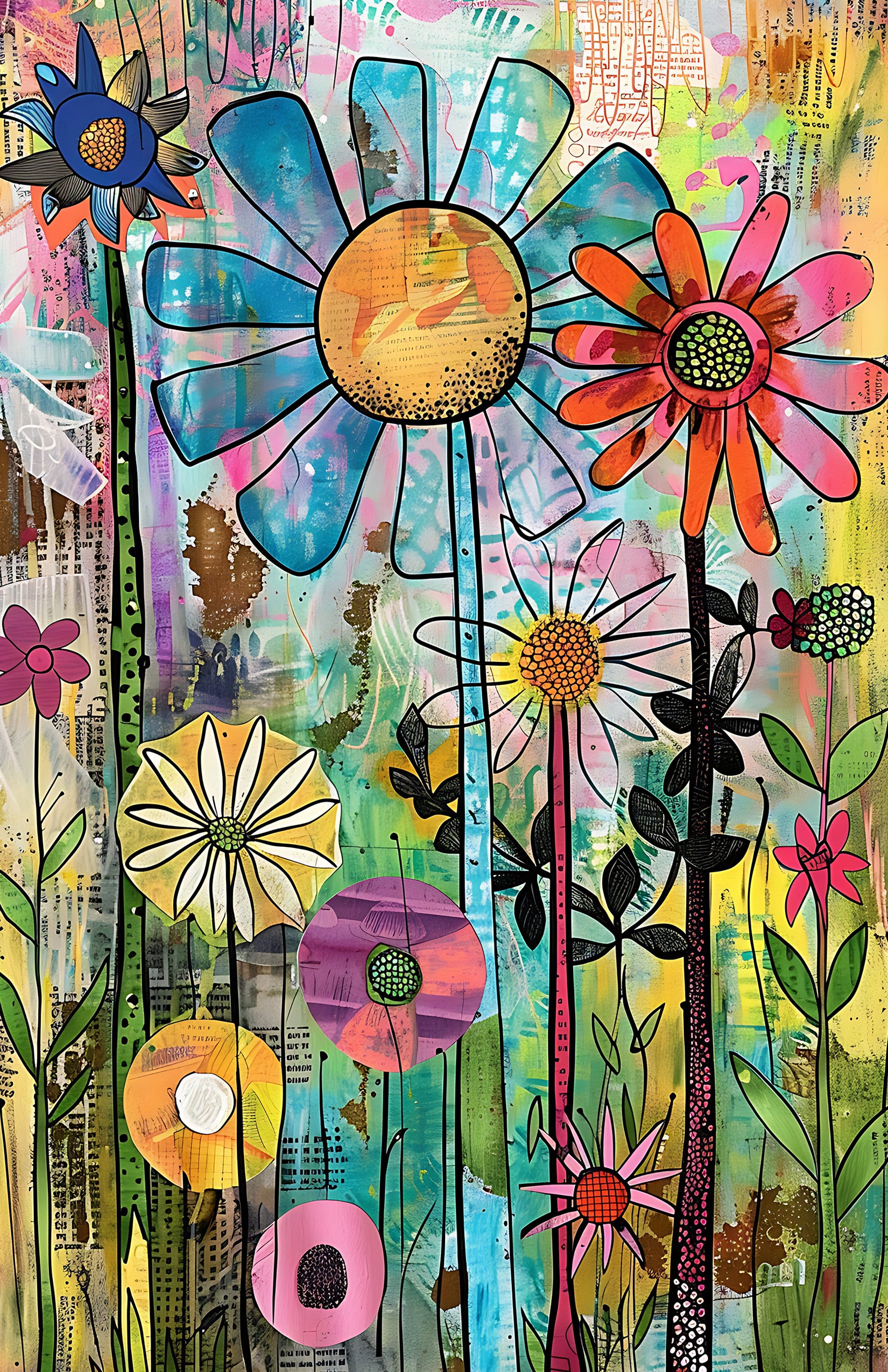 Bright Flower Abstract 2