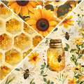 SPRING BEES MIXED MEDIA 3