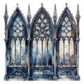 Gothic Christmas Decal 105