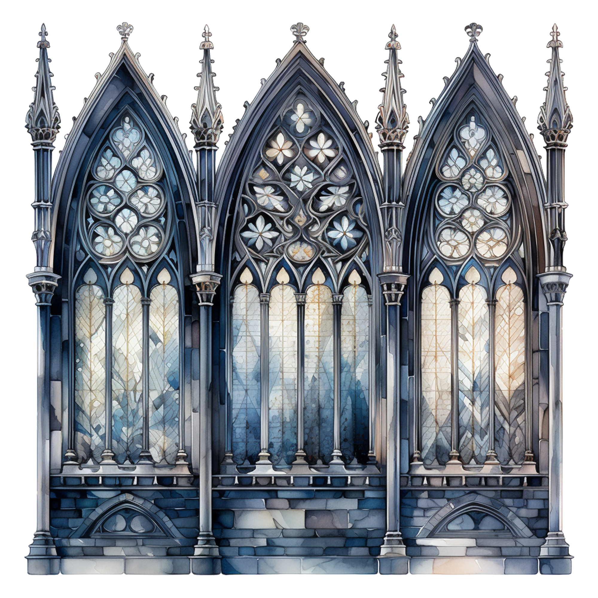 Gothic Christmas Decal 105