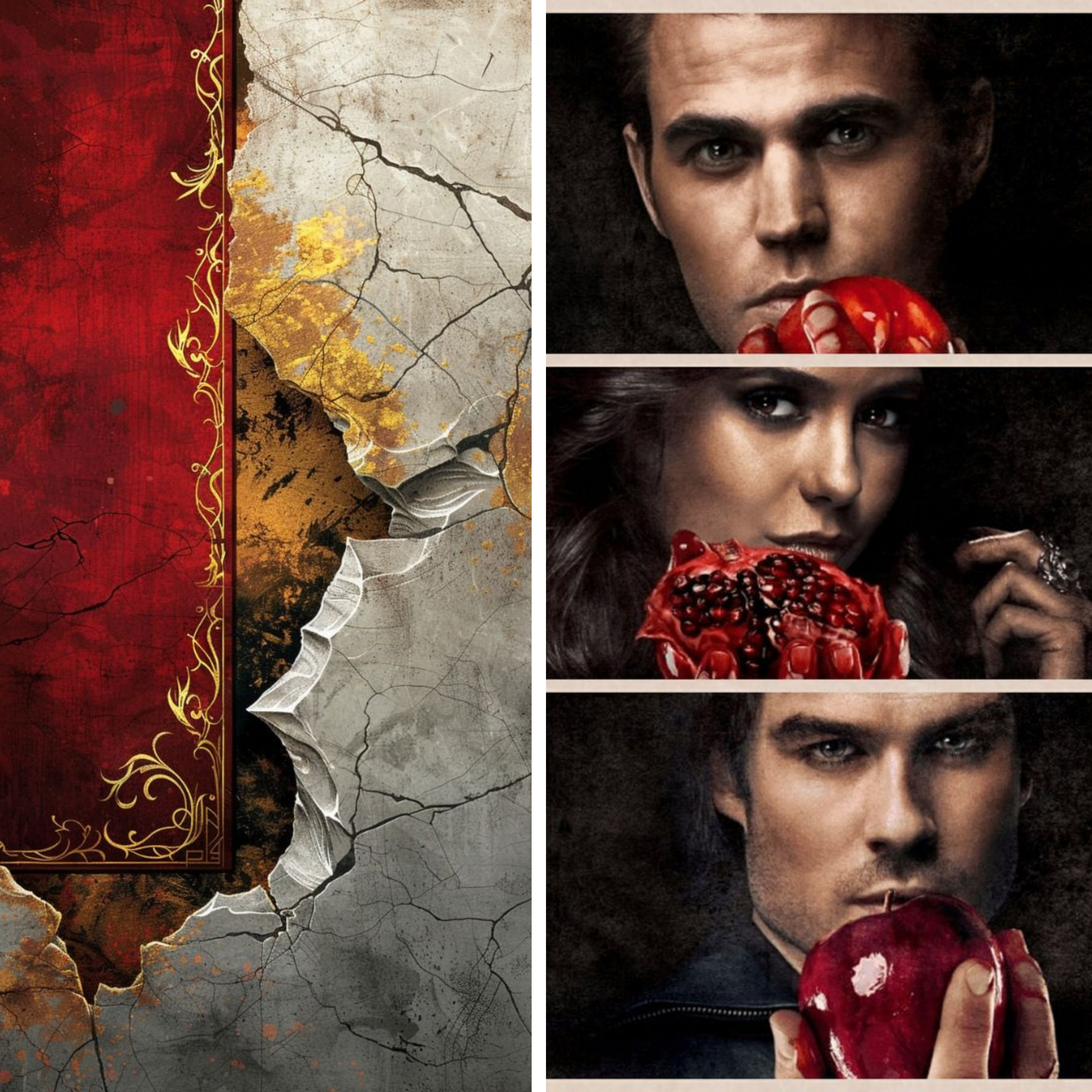 Vampire Diaries Mixed Media 1