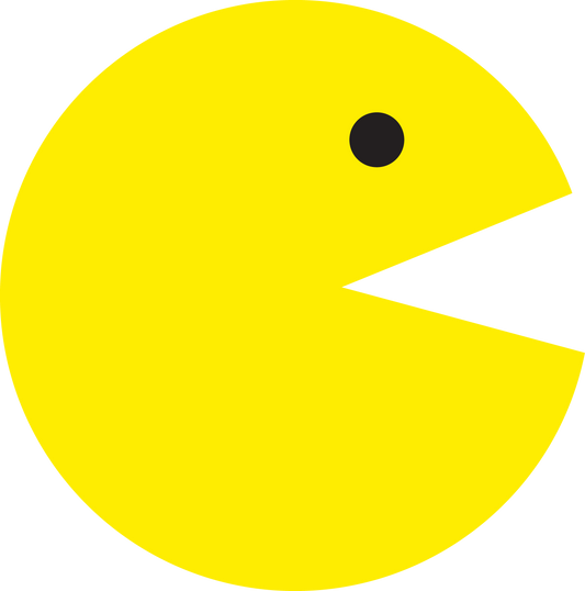 80'S PacMan Decal 1