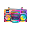 MakeHer Room 80's Challenge Collection- Decal 3