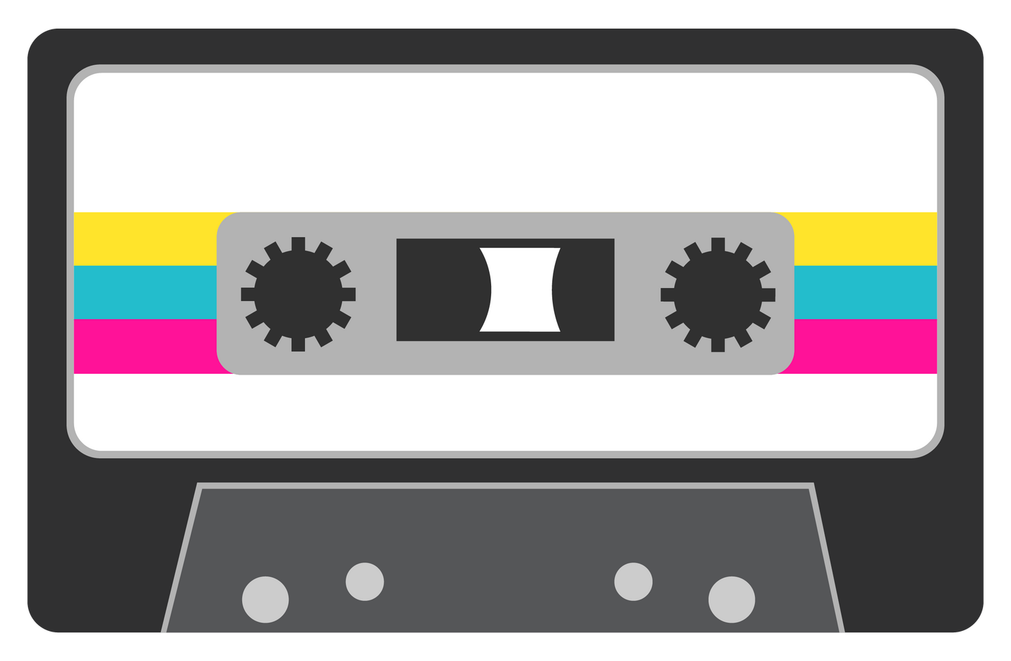Cassette Tape Decal 1