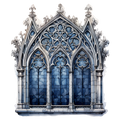 Gothic Christmas Decal 106
