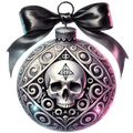 Gothic Christmas Decal 86