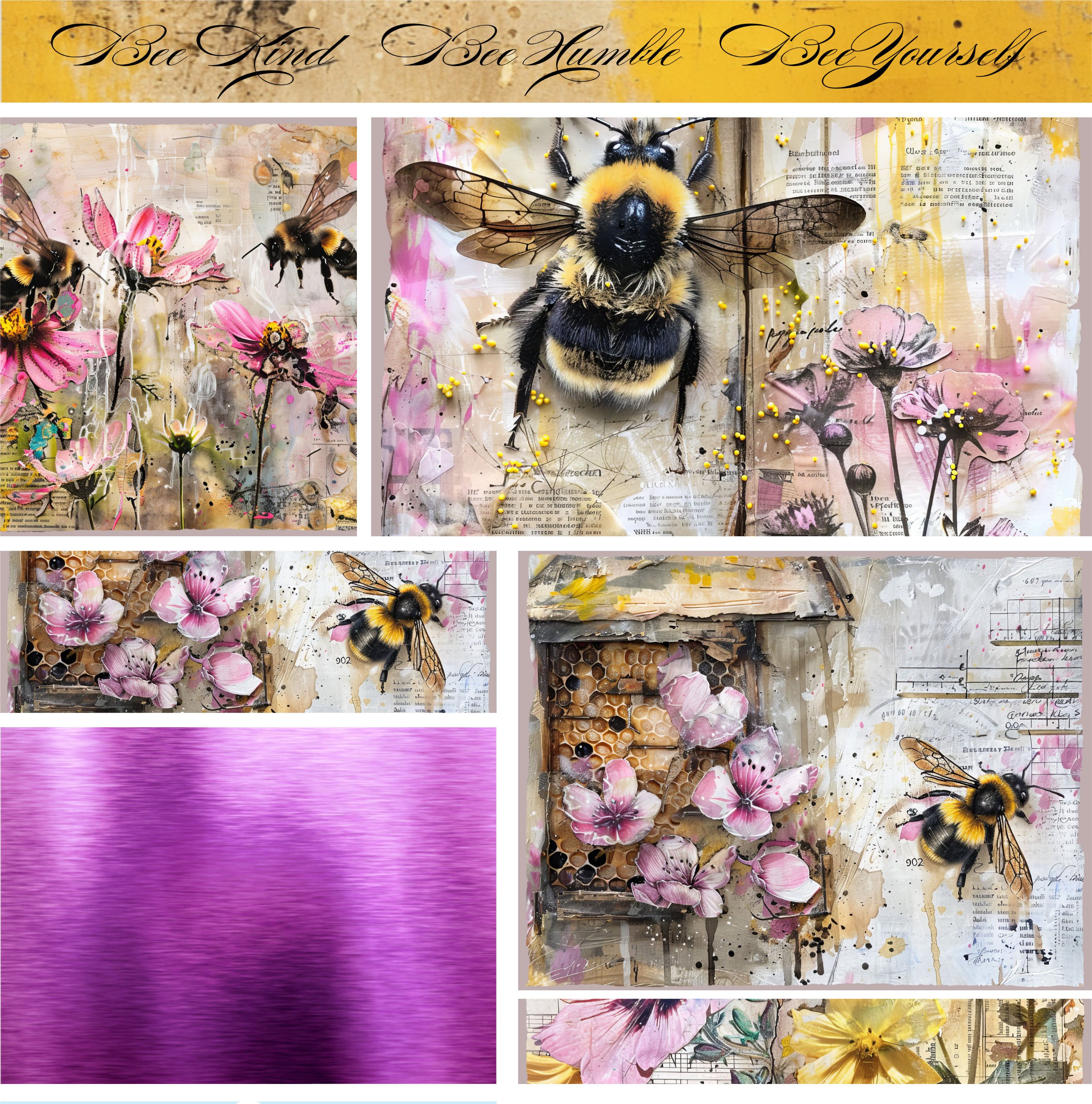 Bee Dazzling Collection- Mixed Media 2