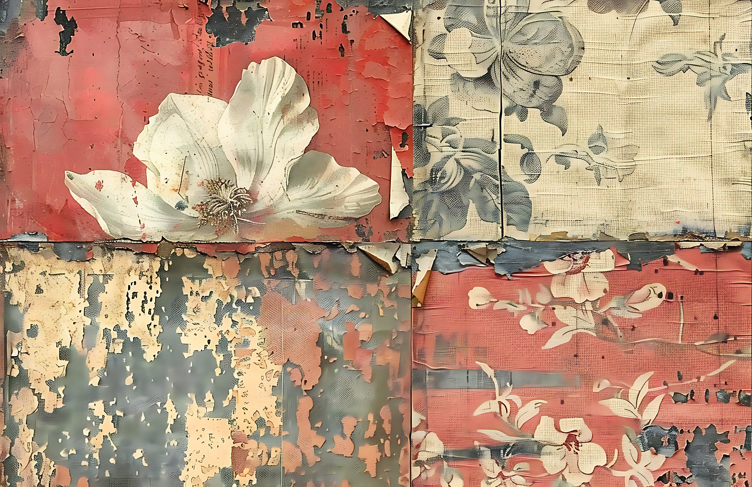 Patchwork quilt vinyl 2