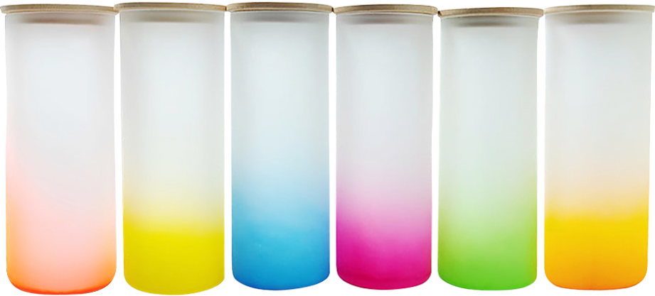 20oz Frosted Glass Ombre