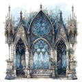 Gothic Christmas Decal 107