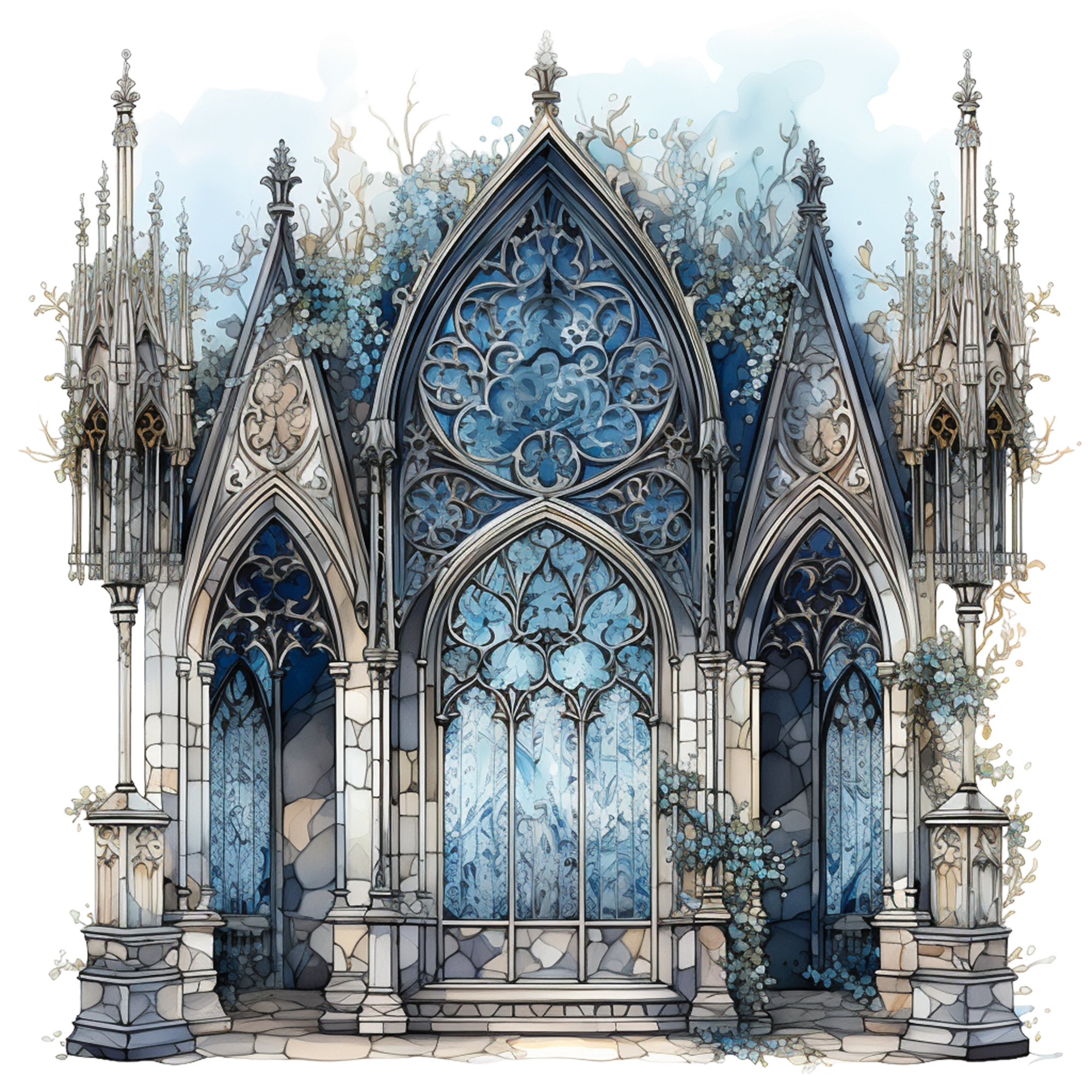 Gothic Christmas Decal 107