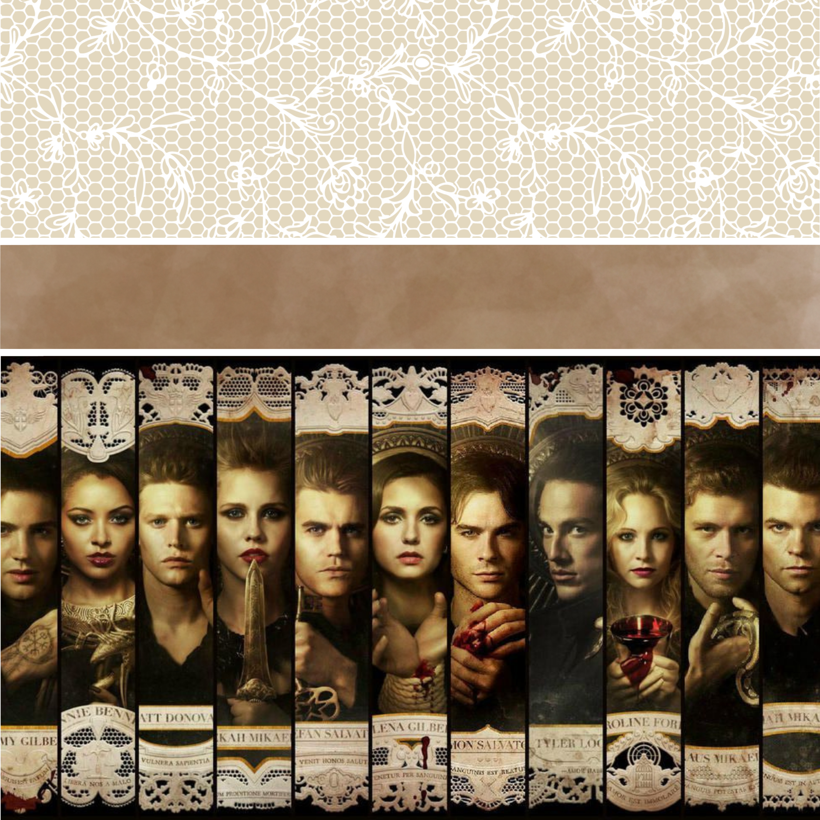 Vampire Diaries Mixed Media 6