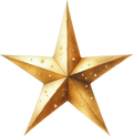 Collection A-Gold Star Decal