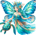 Aqua Princess/Turtle