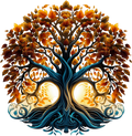 Autumn Tree w Roots