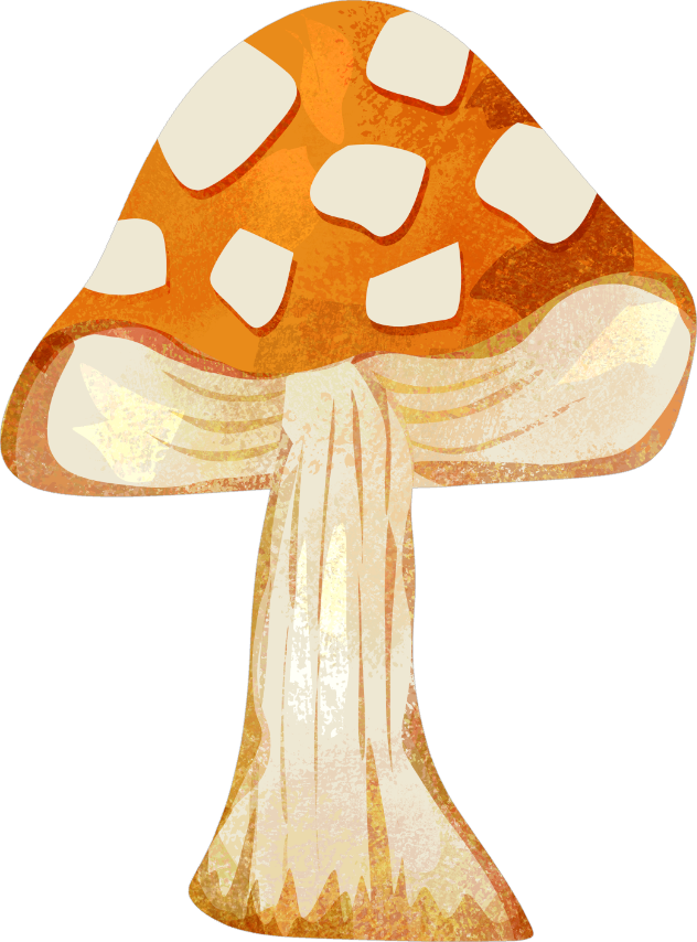 Collection B-Mushroom Decal /B12