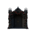 Gothic Christmas Decal 8