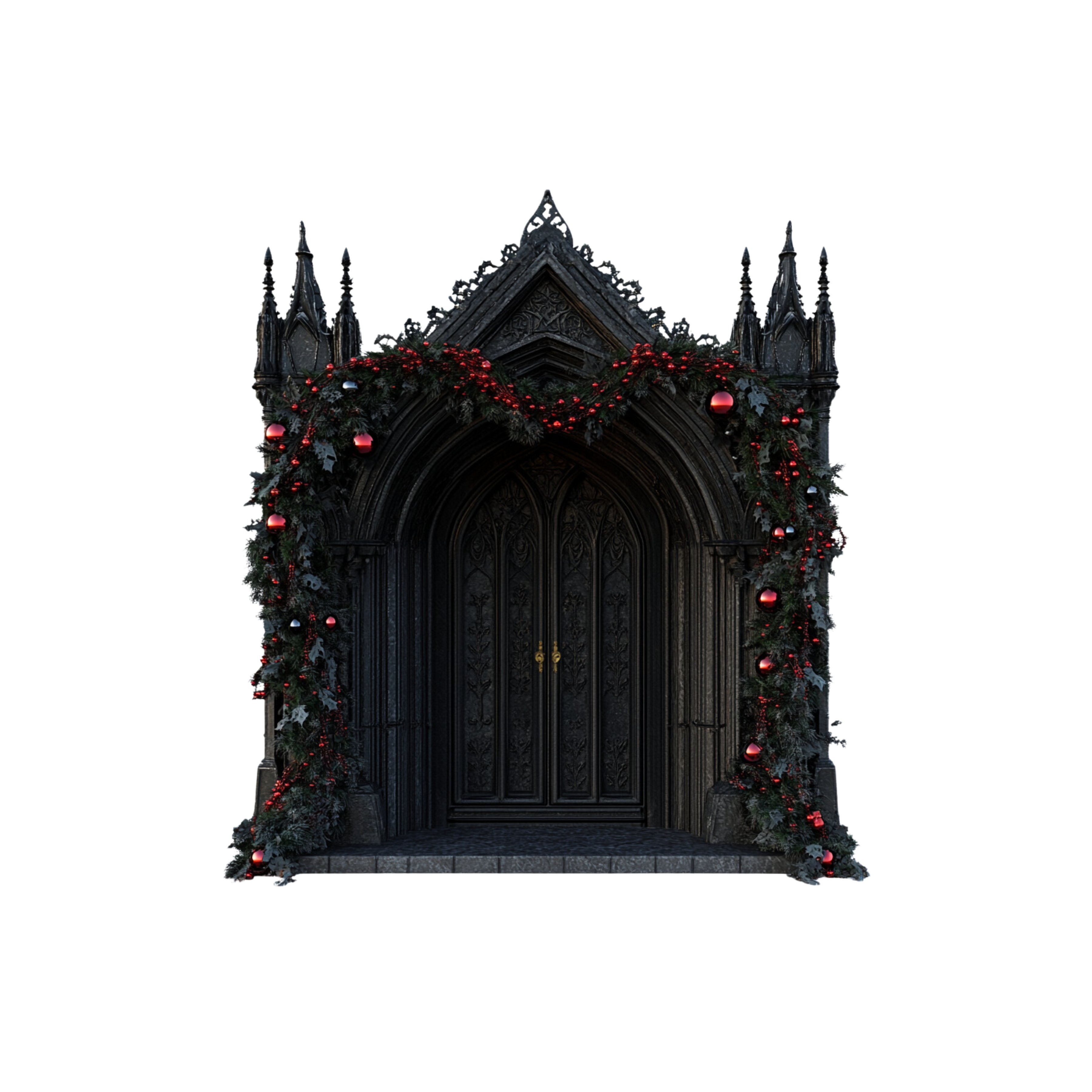 Gothic Christmas Decal 8