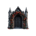 Gothic Christmas Decal 10
