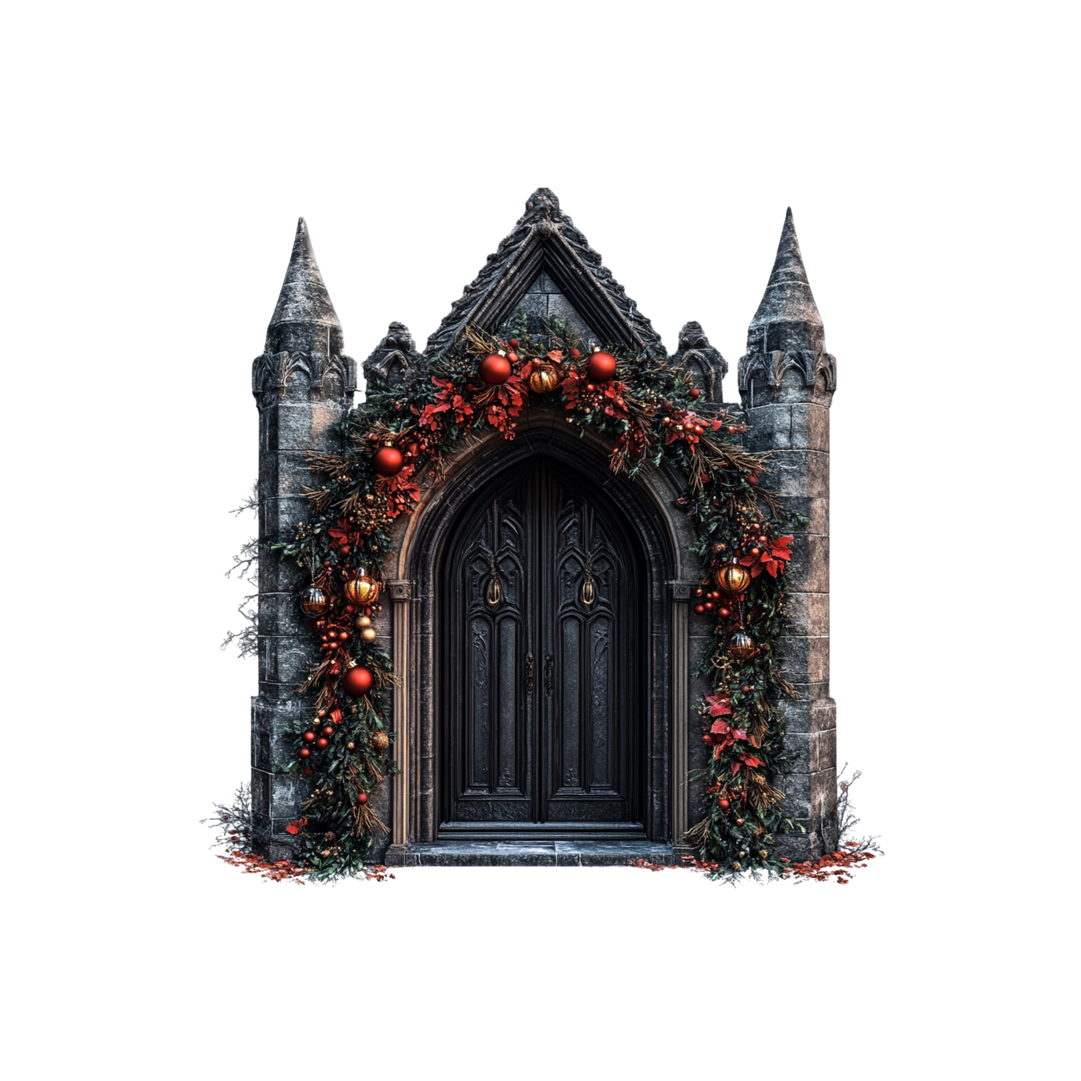 Gothic Christmas Decal 10