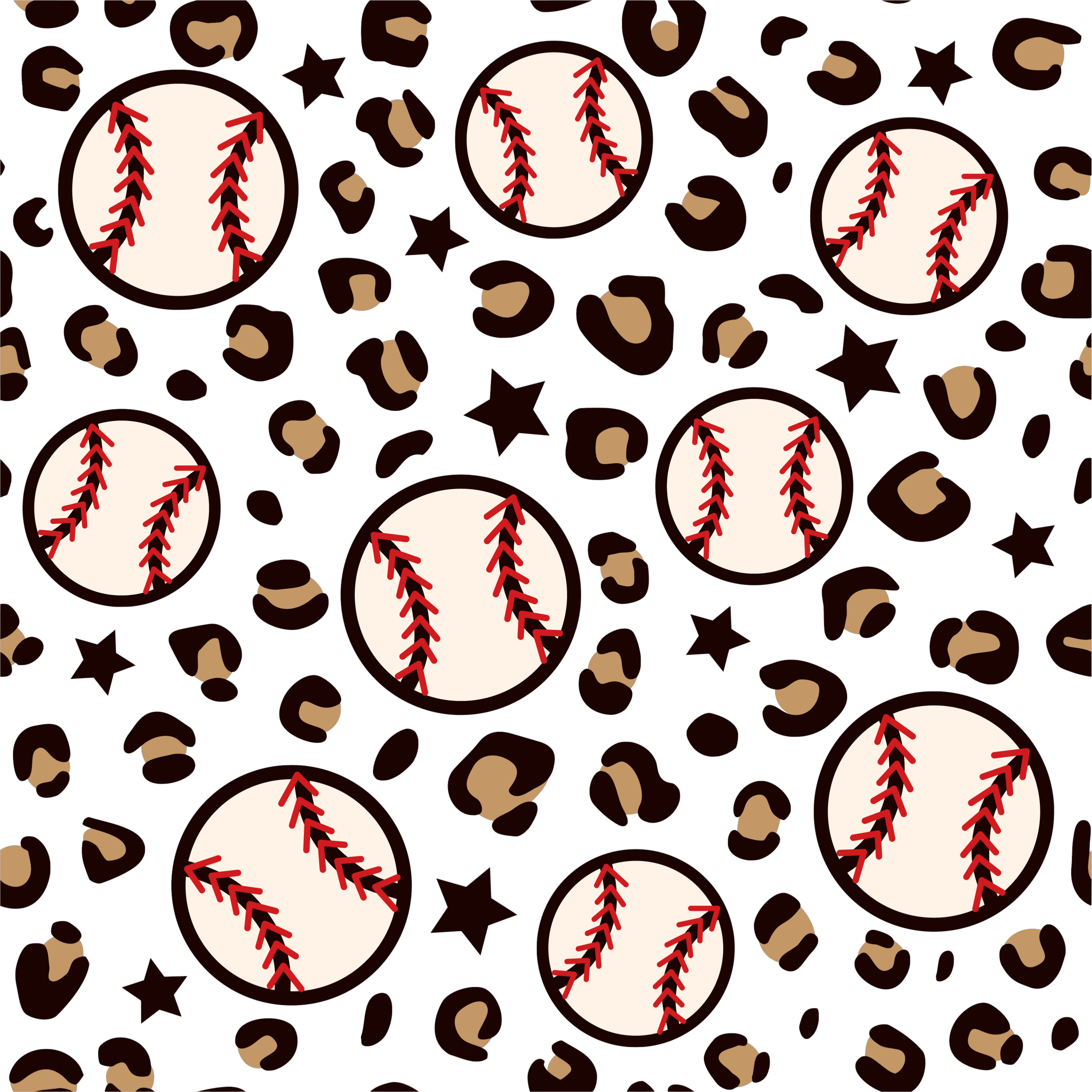 Baseball Leopard Vinyl