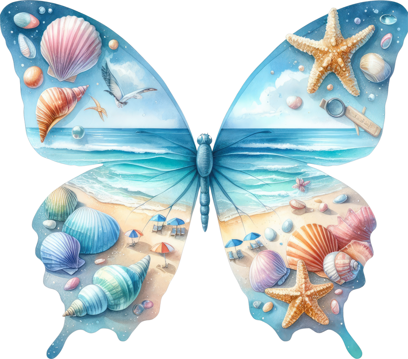 Beach Butterfly