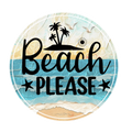 Beach Please Decal