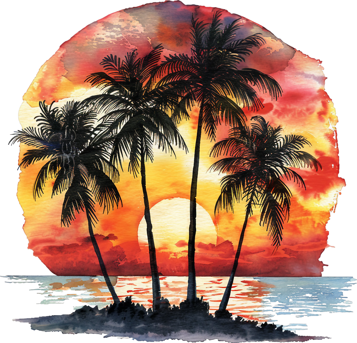 Beach Scenery Decal 3