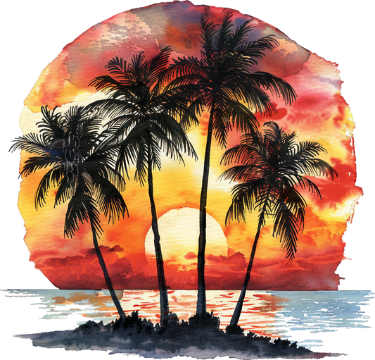 Beach Scenery Decal 3