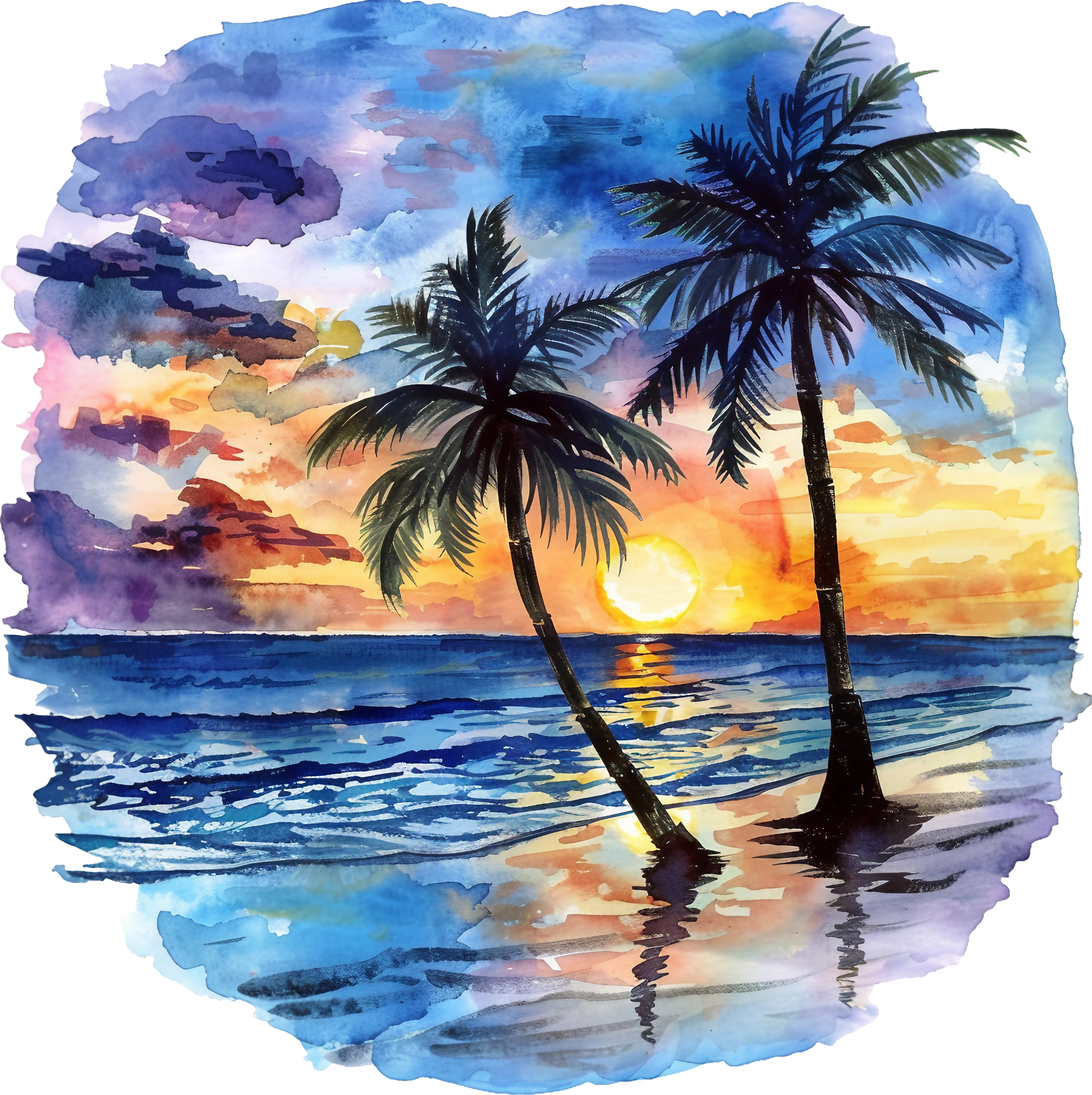 Beach Scenery Decal 4