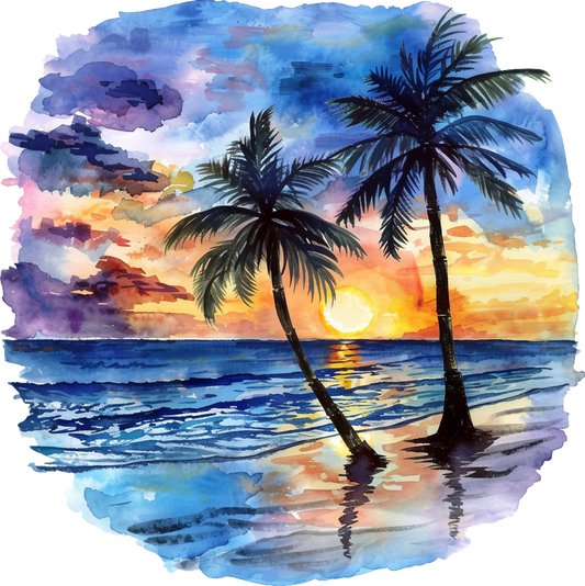 Beach Scenery Decal 4