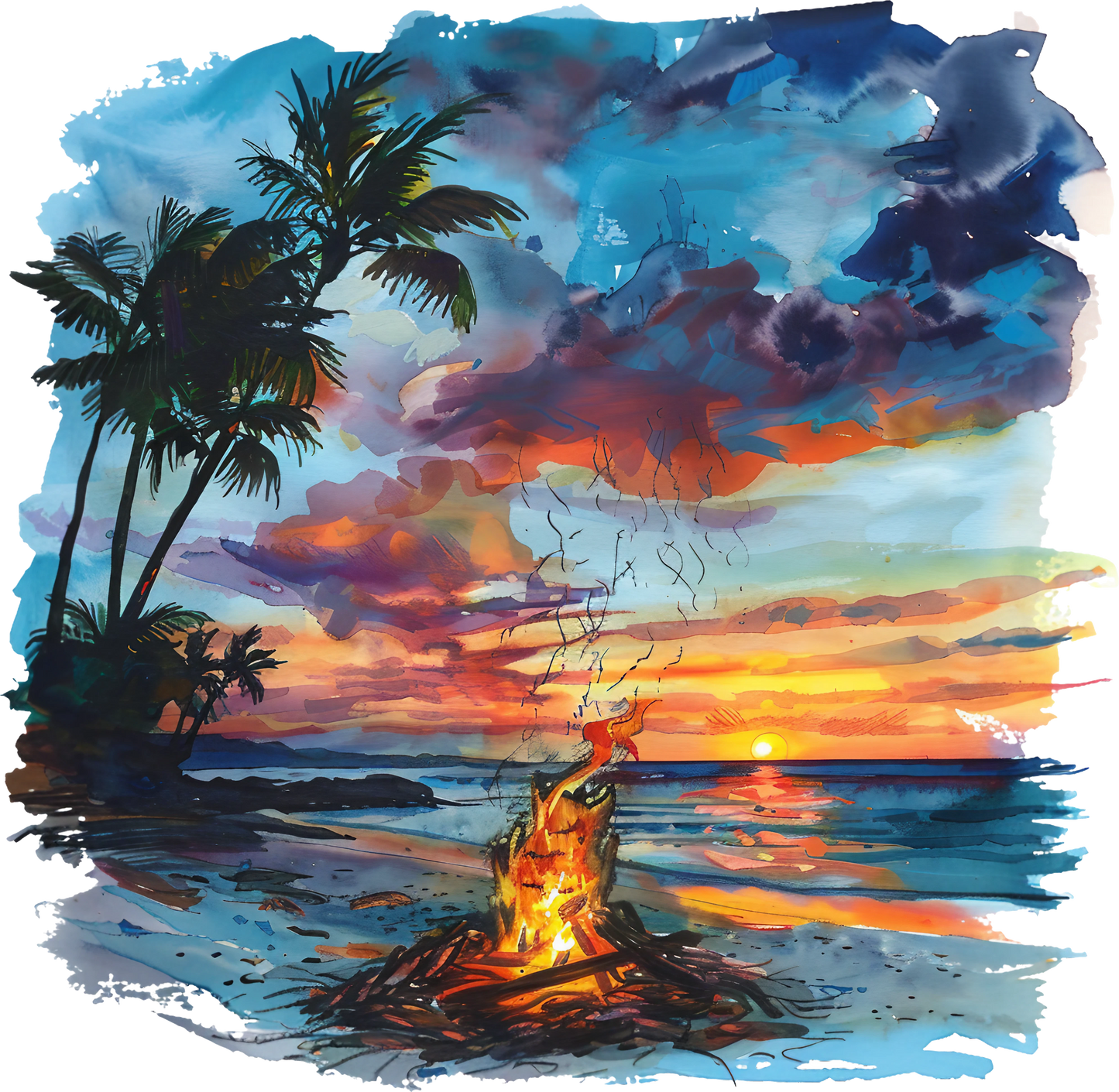 Beach Scenery Decal 5