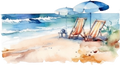 Beach Scenery Decal 6