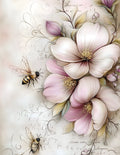 Soft Floral Bees 2