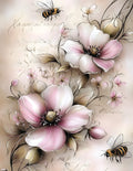 Soft Floral Bees 3