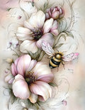 Soft Floral Bees 4