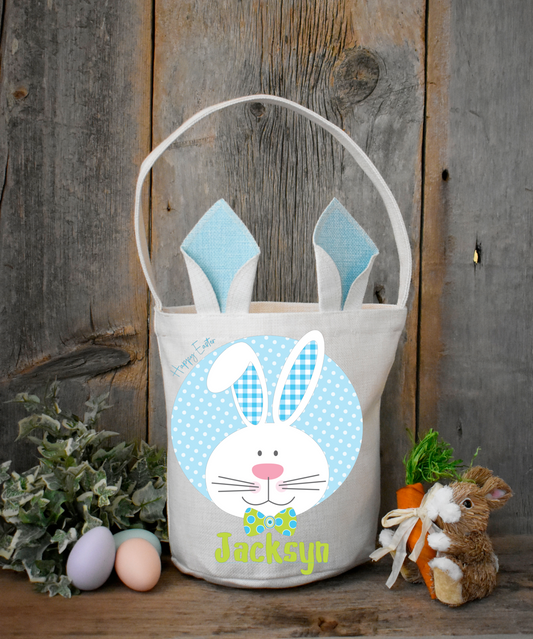 Blue Bunny Easter Basket