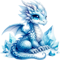 Blue Crystal Dragon