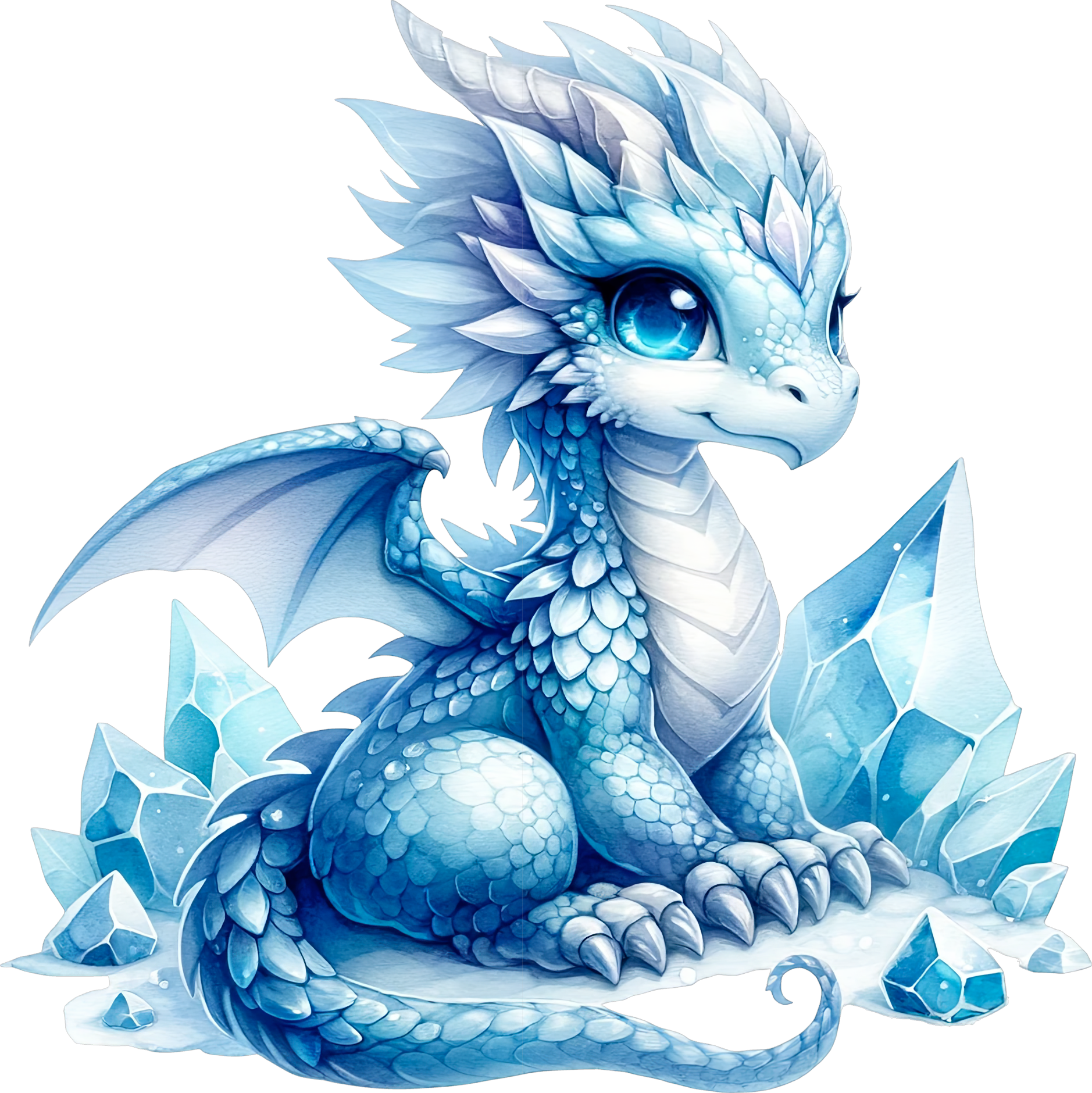 Blue Crystal Dragon
